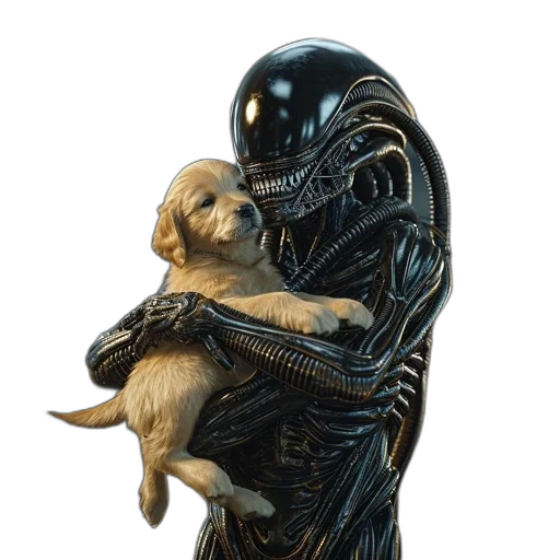 creature, animal, robot, concept art transparent PNG cut-out