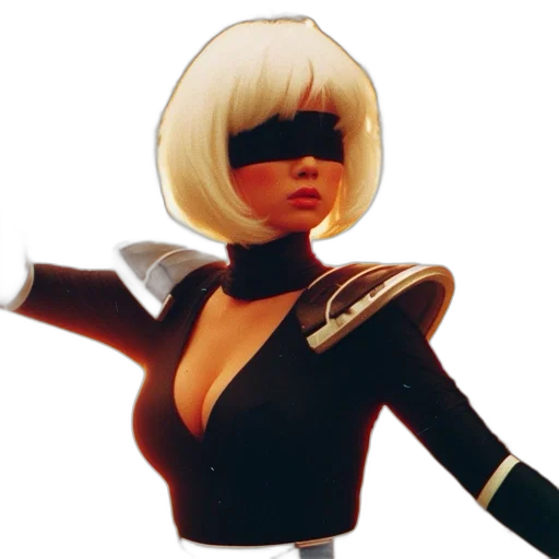 mask, robot, staff, jacket transparent PNG cut-out
