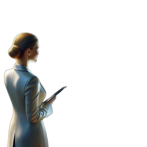 staff, dress, robot, jacket transparent PNG cut-out