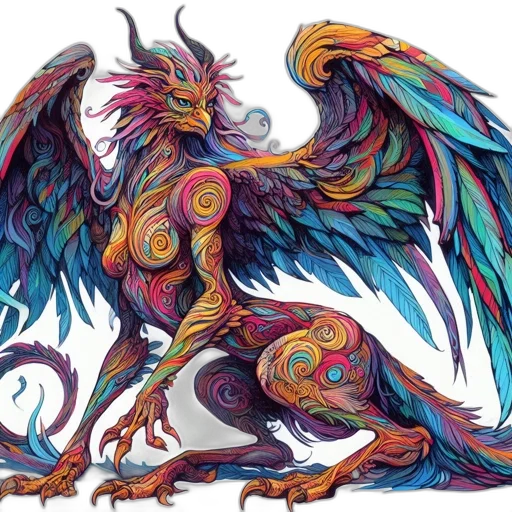 dragon, creature, animal, fantasy art transparent PNG cut-out