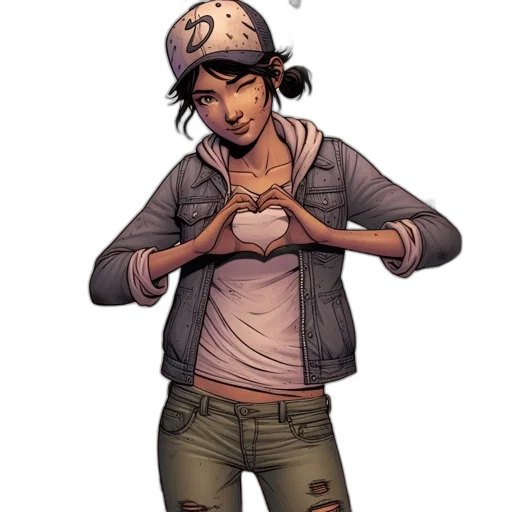 hat, jacket, concept art, comic book art transparent PNG cut-out