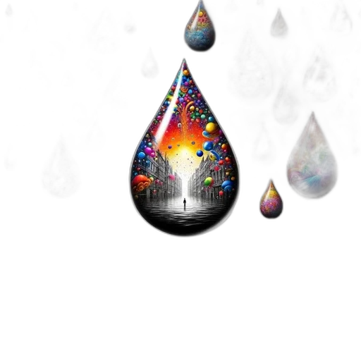 umbrella, bottle, crown, concept art transparent PNG cut-out