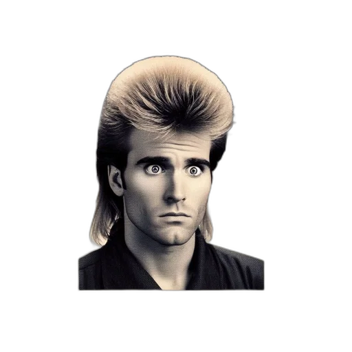 hair, jacket, crown, face transparent PNG cut-out