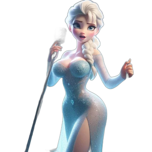 dress, staff, concept art, fantasy art transparent PNG cut-out