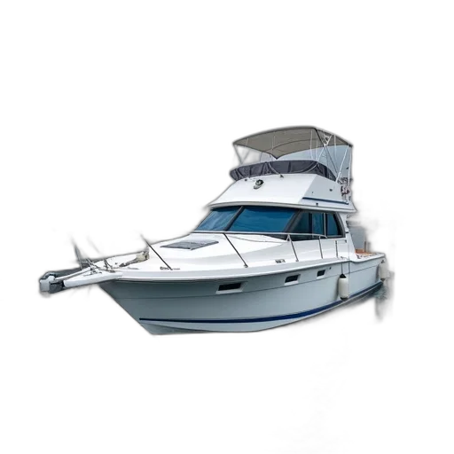 white, boat, blue, stripe transparent PNG cut-out