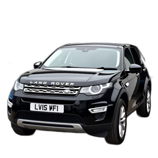 car, black, land, rover transparent PNG cut-out