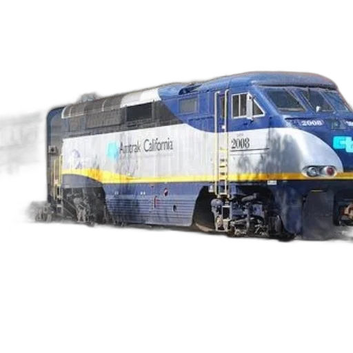 photorealistic, concept art, 3d render, amtrak transparent PNG cut-out