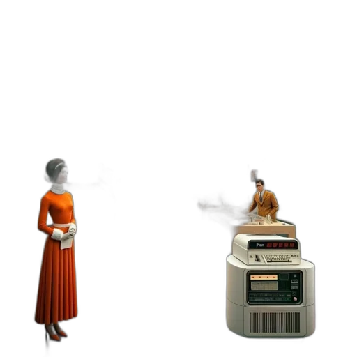 robot, furniture, staff, dress transparent PNG cut-out