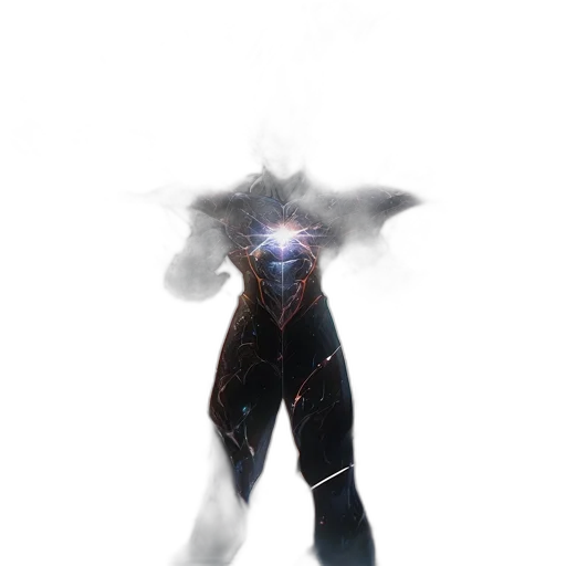 robot, creature, mask, jacket transparent PNG cut-out