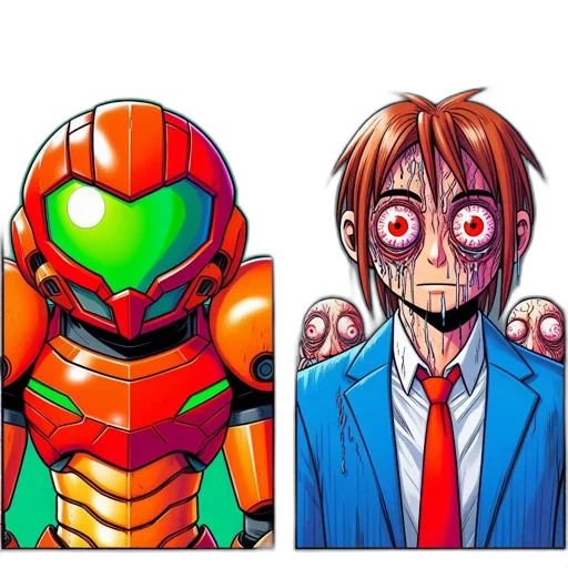 robot, mask, concept art, comic book art transparent PNG cut-out