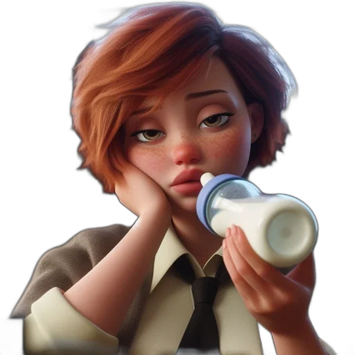 food, face, concept art, comic book art transparent PNG cut-out