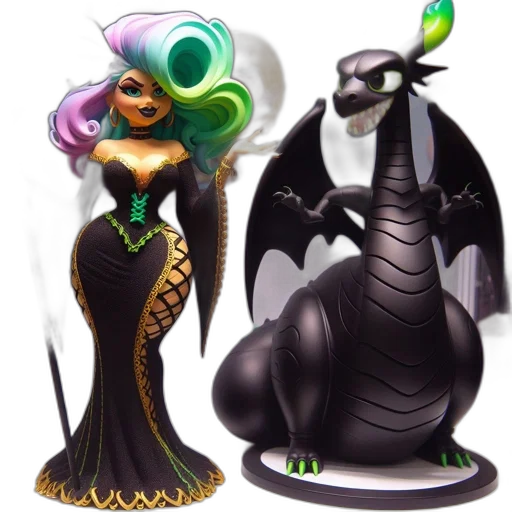 dragon, concept art, fantasy art, 3d render transparent PNG cut-out