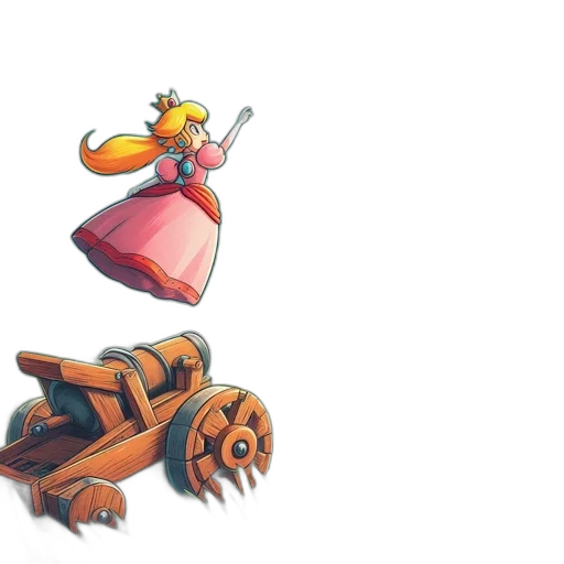 weapon, dress, robot, crown transparent PNG cut-out