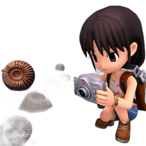 weapon, umbrella, creature, hair transparent PNG cut-out