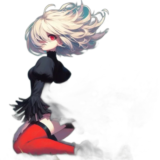 hair, dress, mask, robot transparent PNG cut-out