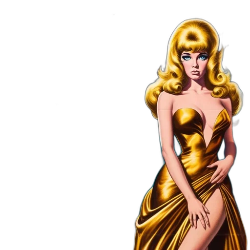 dress, jewelry, comic book art, concept art transparent PNG cut-out
