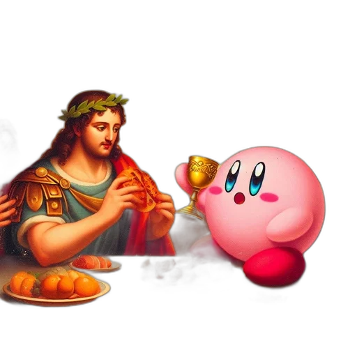 food, weapon, crown, pixel art transparent PNG cut-out
