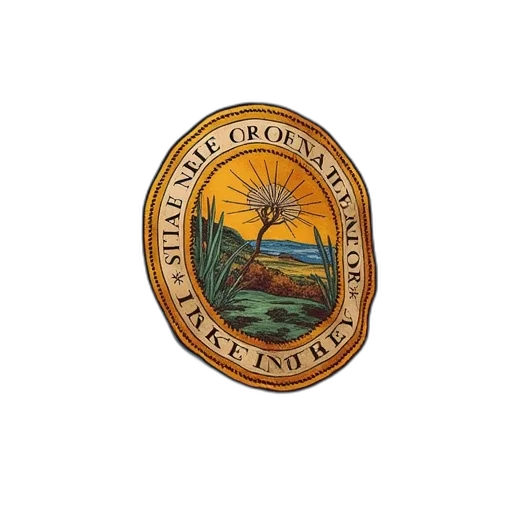 state, flag, postcard, motto transparent PNG cut-out