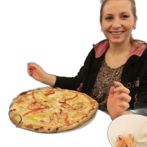 food, woman, enjoys, meal transparent PNG cut-out