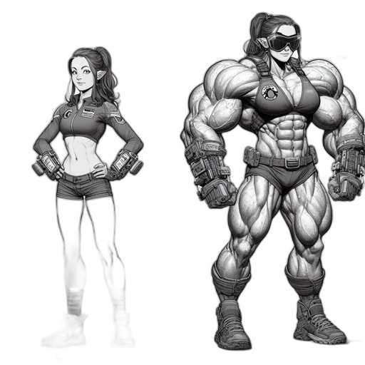 concept art, comic book art, 3d render, fantasy art transparent PNG cut-out