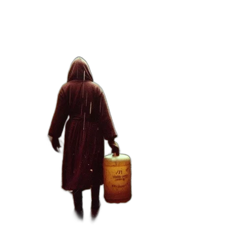 jacket, bottle, mask, dress transparent PNG cut-out