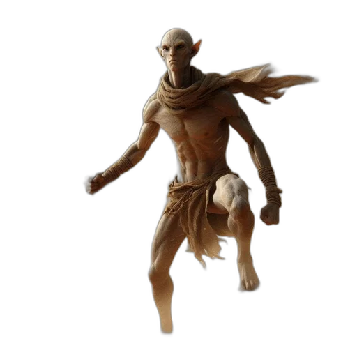 creature, concept art, fantasy art, 3d render transparent PNG cut-out