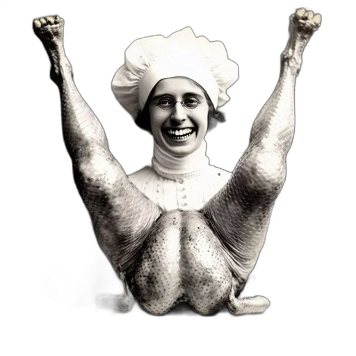 food, staff, elderly, woman transparent PNG cut-out