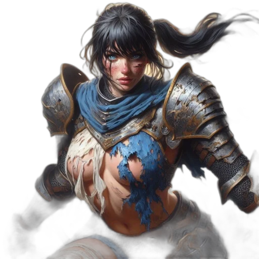sword, face, weapon, fantasy art transparent PNG cut-out