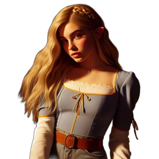 dress, crown, sword, face transparent PNG cut-out