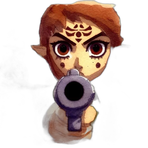 weapon, staff, mask, face transparent PNG cut-out