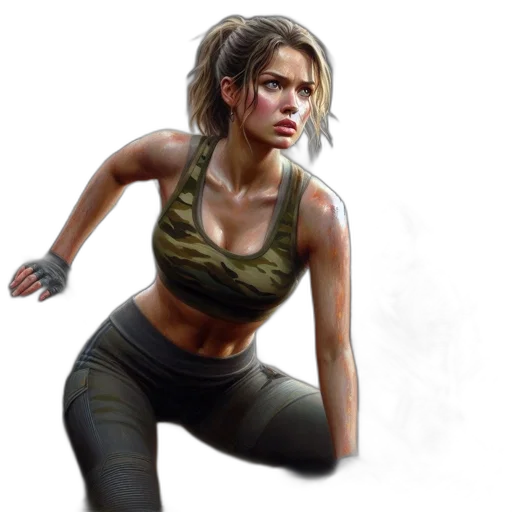 concept art, photorealistic, comic book art, pixel art transparent PNG cut-out