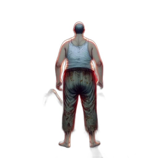 weapon, creature, staff, animal transparent PNG cut-out