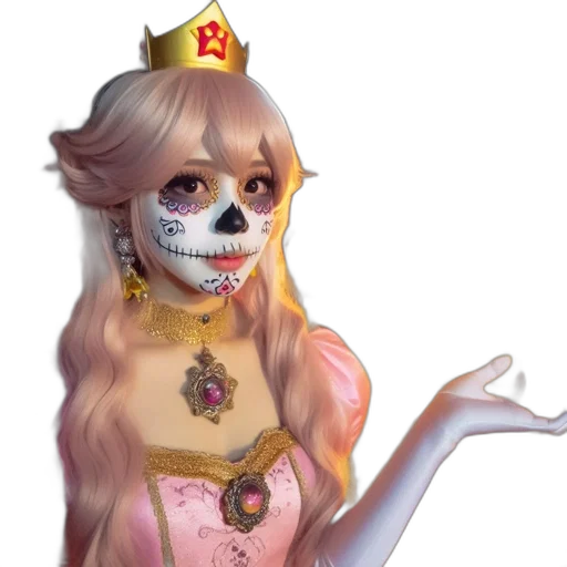 crown, mask, face, dress transparent PNG cut-out