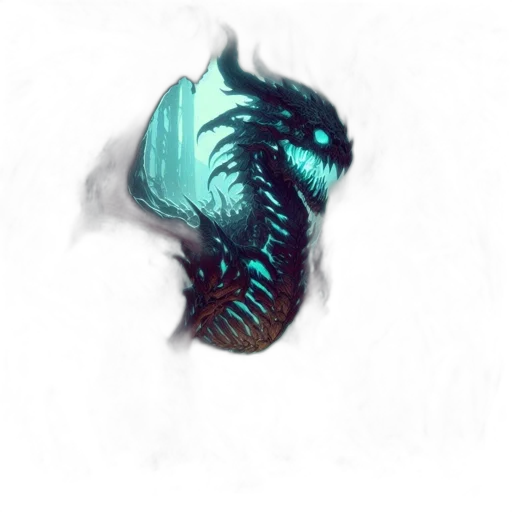 dragon, creature, mask, animal transparent PNG cut-out