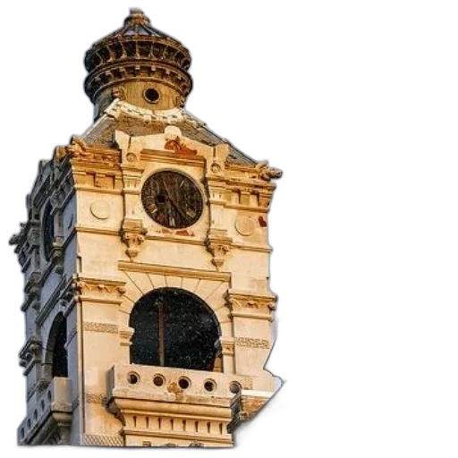 building, crown, jewelry, 3d render transparent PNG cut-out