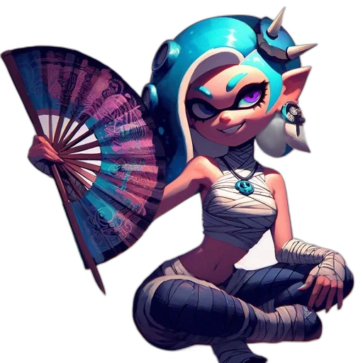 staff, umbrella, mask, weapon transparent PNG cut-out