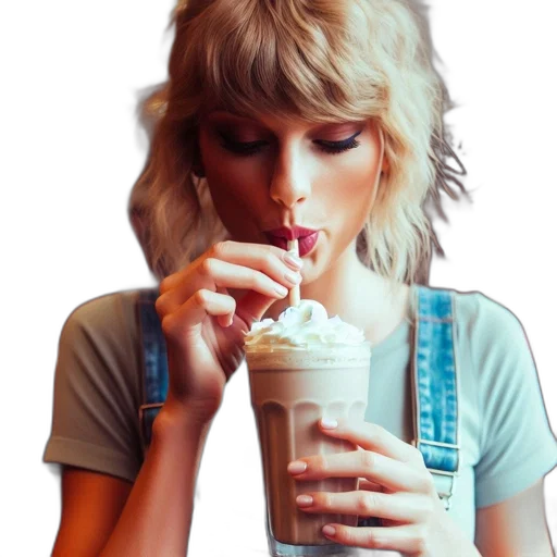 food, vaporwave, photorealistic, 3d render transparent PNG cut-out