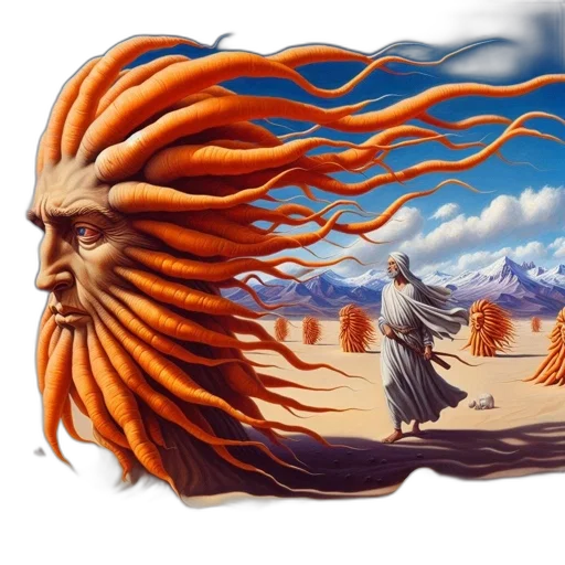 hair, mask, creature, dragon transparent PNG cut-out