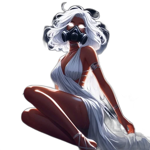 dress, mask, face, robot transparent PNG cut-out