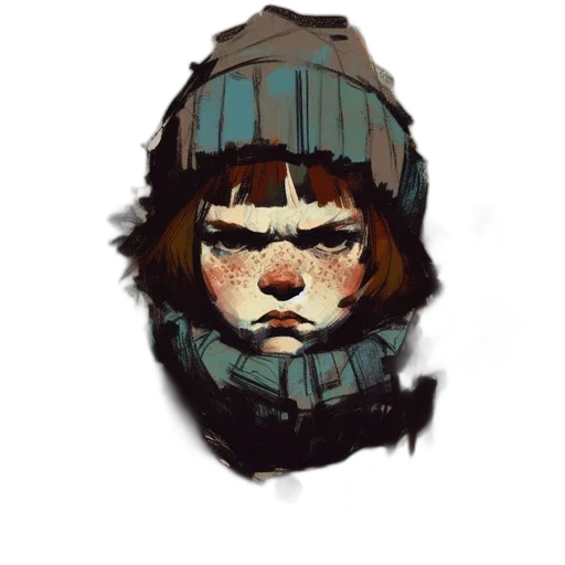 face, mask, creature, hat transparent PNG cut-out