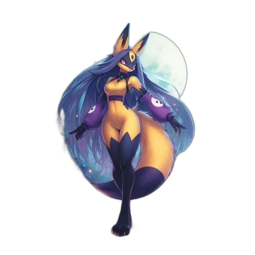 dress, staff, dragon, creature transparent PNG cut-out