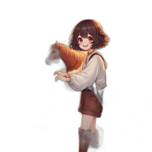 creature, staff, mask, dress transparent PNG cut-out