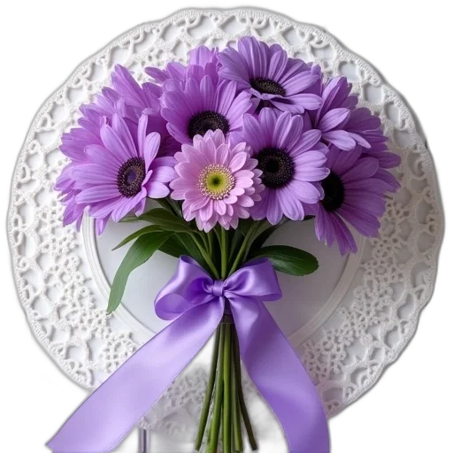 flower, crown, jewelry, photorealistic transparent PNG cut-out