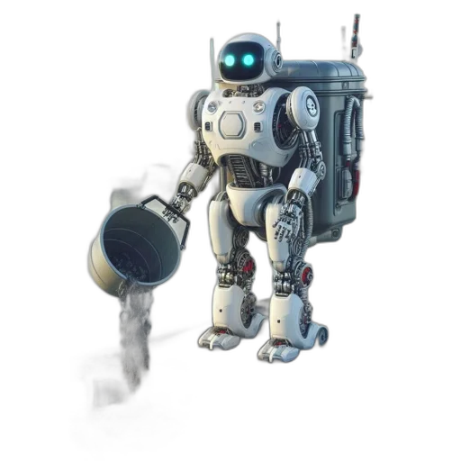 robot, weapon, staff, animal transparent PNG cut-out