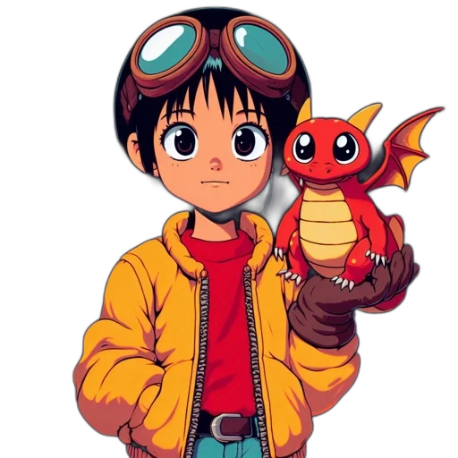 dragon, animal, jacket, creature transparent PNG cut-out
