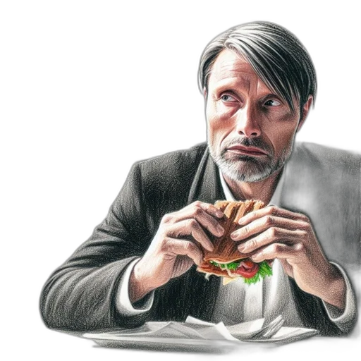 food, face, animal, photorealistic transparent PNG cut-out