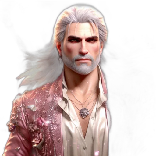jacket, face, staff, concept art transparent PNG cut-out