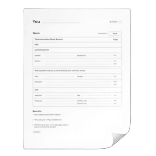 document, showing, form, information transparent PNG cut-out