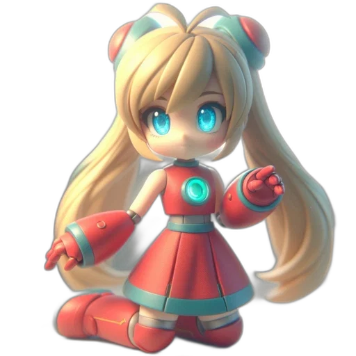 robot, dress, weapon, staff transparent PNG cut-out