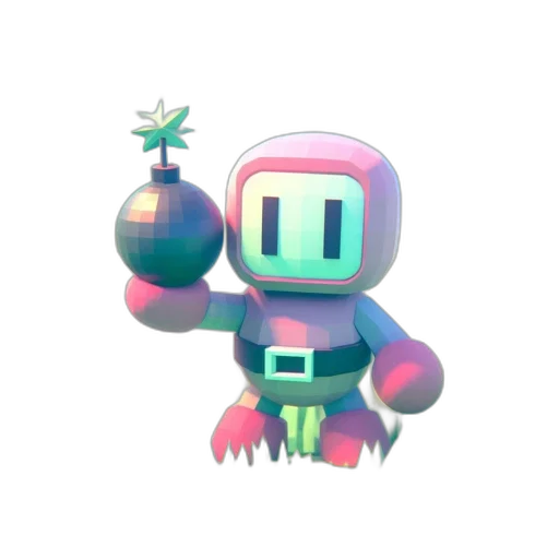 robot, creature, staff, animal transparent PNG cut-out